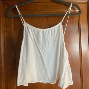 Urban Outfitters white flowy tank